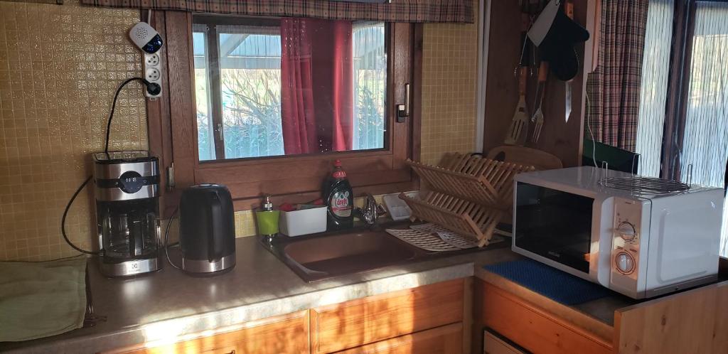 Kuchyň nebo kuchyňský kout v ubytování Chalet 176 GRANDE PROMOTION