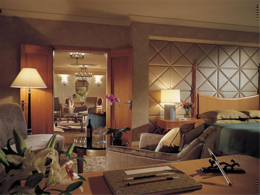 Posezení v ubytování Shantou Junhua Haiyi Hotel
