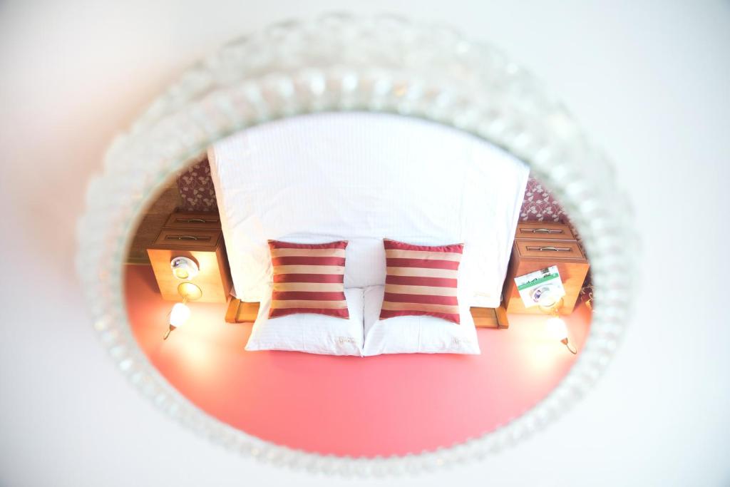 Postel nebo postele na pokoji v ubytování HOTEL I RESTAURACJA BROCHÓW