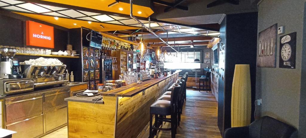 Restaurace v ubytování Gasthof Eckberg