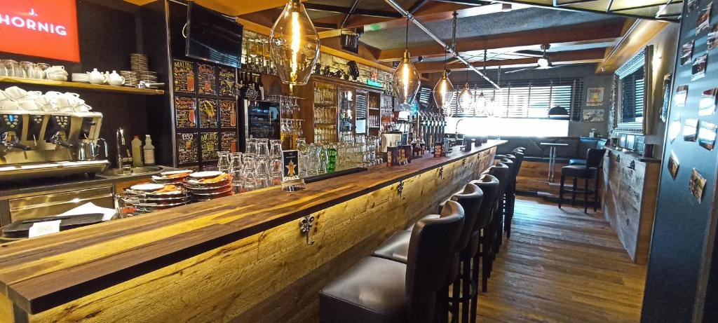 Lounge nebo bar v ubytování Gasthof Eckberg