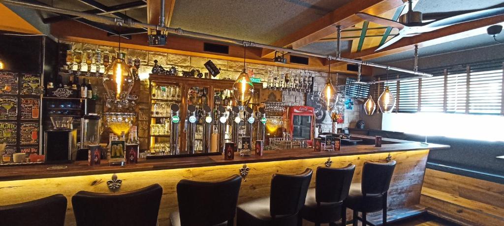 Lounge nebo bar v ubytování Gasthof Eckberg