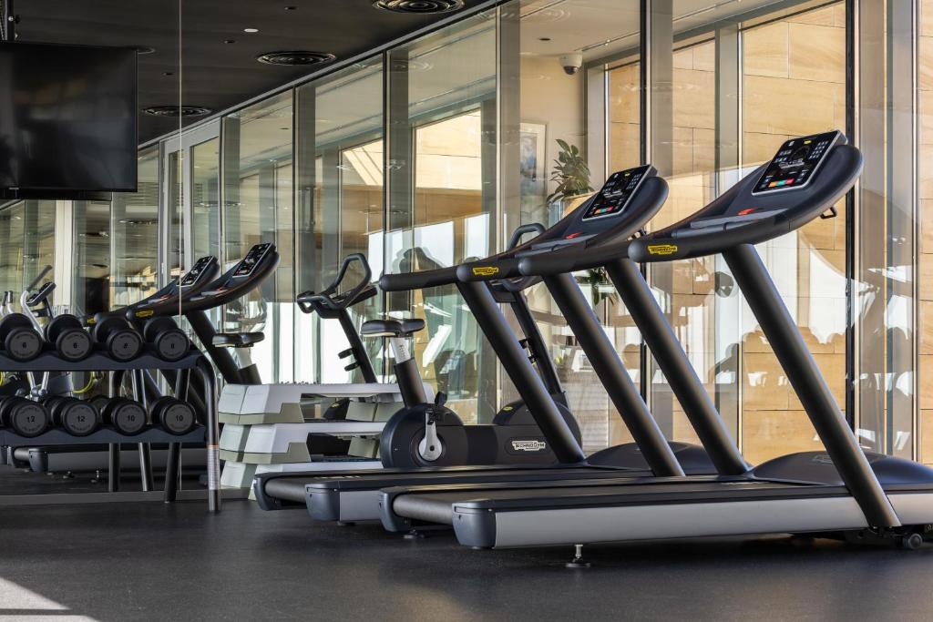 Fitness centrum a/nebo fitness zařízení v ubytování SHIRVAN Hotel City Yard Jeddah