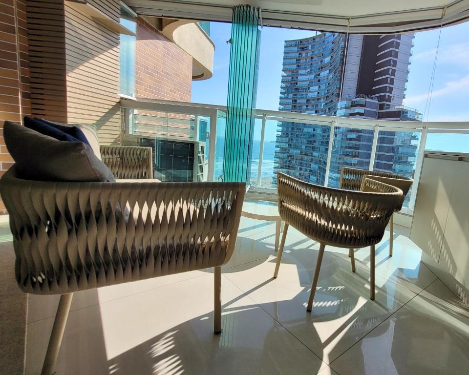 Posezení v ubytování Unique 2304 - Vista Linda para o Mar