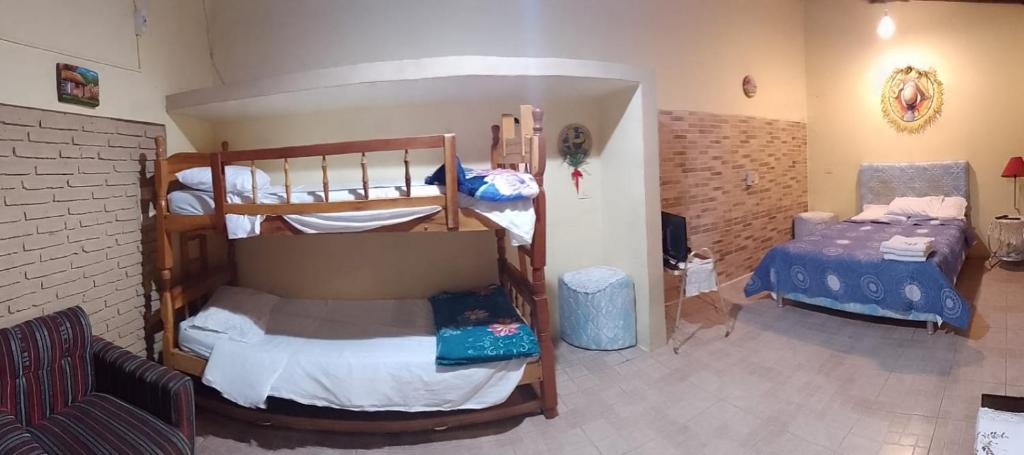 Postel nebo postele na pokoji v ubytování Casa de la Y - B&B