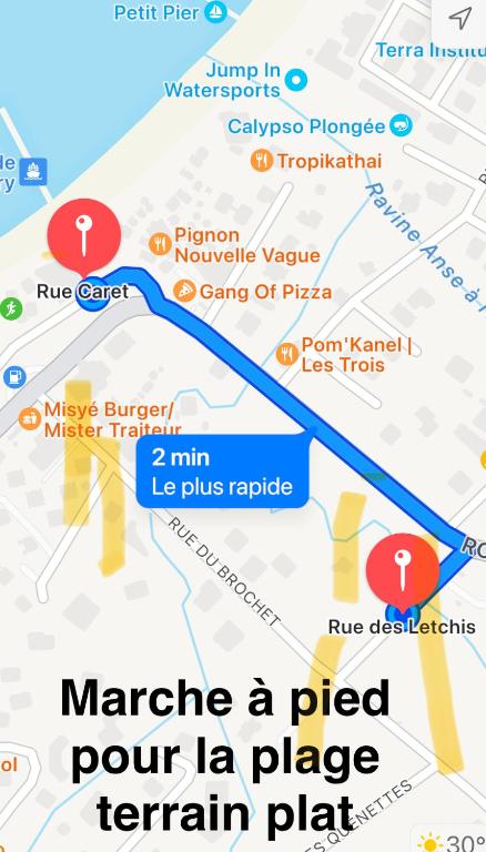Fotografie z fotogalerie ubytování Effet Plage v destinaci Quartiers Anse à lʼÂne
