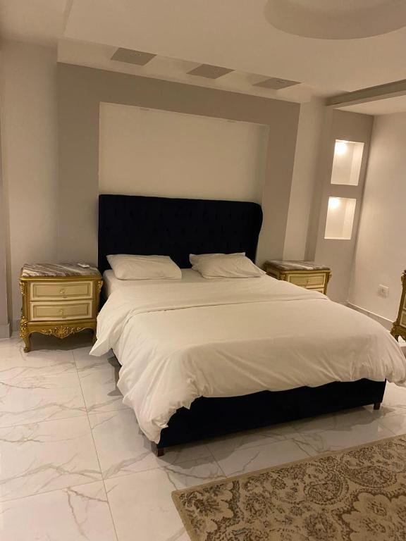 Postel nebo postele na pokoji v ubytování Z m abartment Aswan hotel