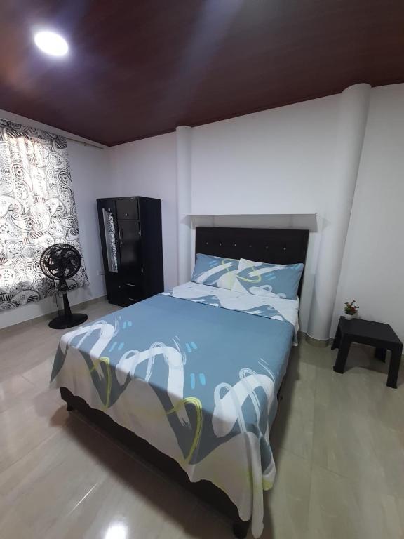 Postel nebo postele na pokoji v ubytování Apartahotel Zamflor