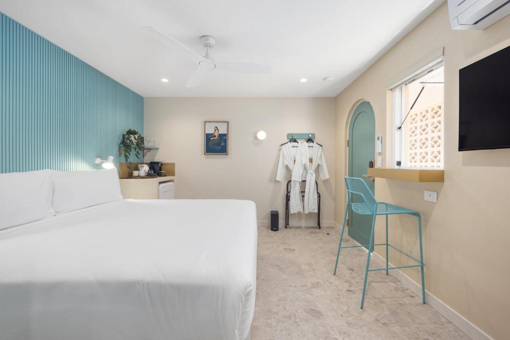 Postel nebo postele na pokoji v ubytování The Shores Miami