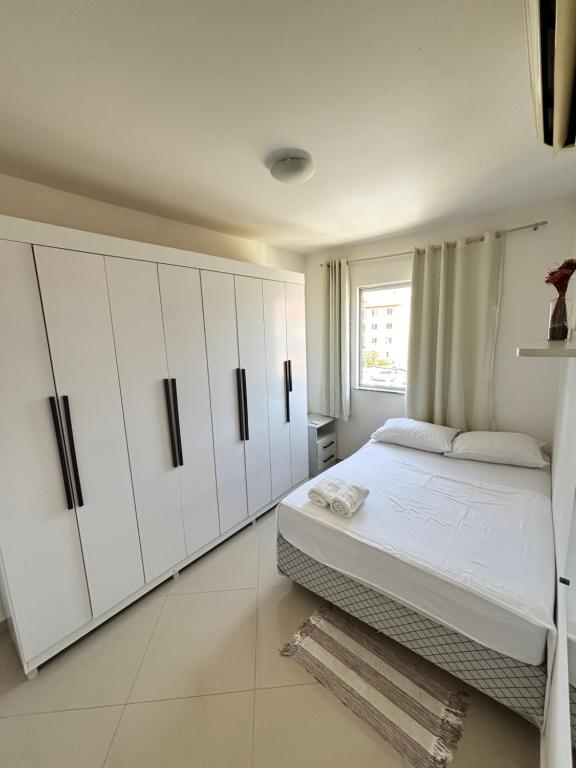 Postel nebo postele na pokoji v ubytování Apartamento Agradável Mobiliado - Praia do Sul