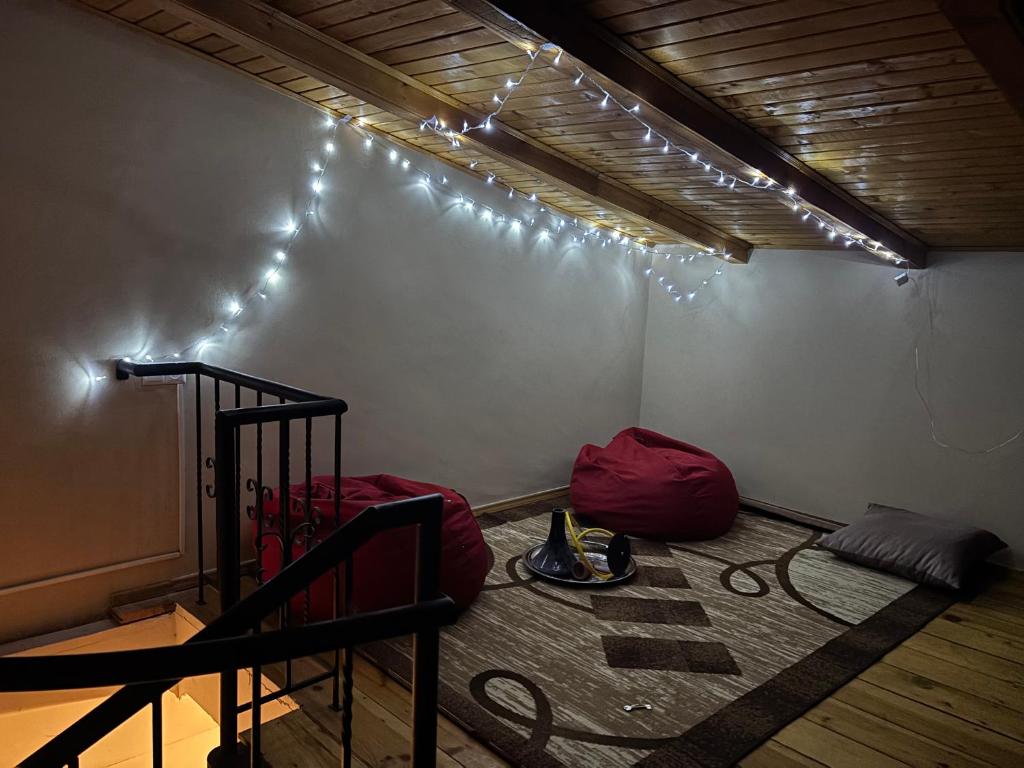 Postel nebo postele na pokoji v ubytování Mirzahouse