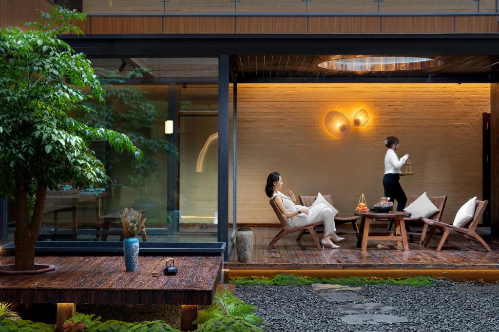 Hosté ubytování Xueting Songjiangyue Hidden Courtyard Hotel