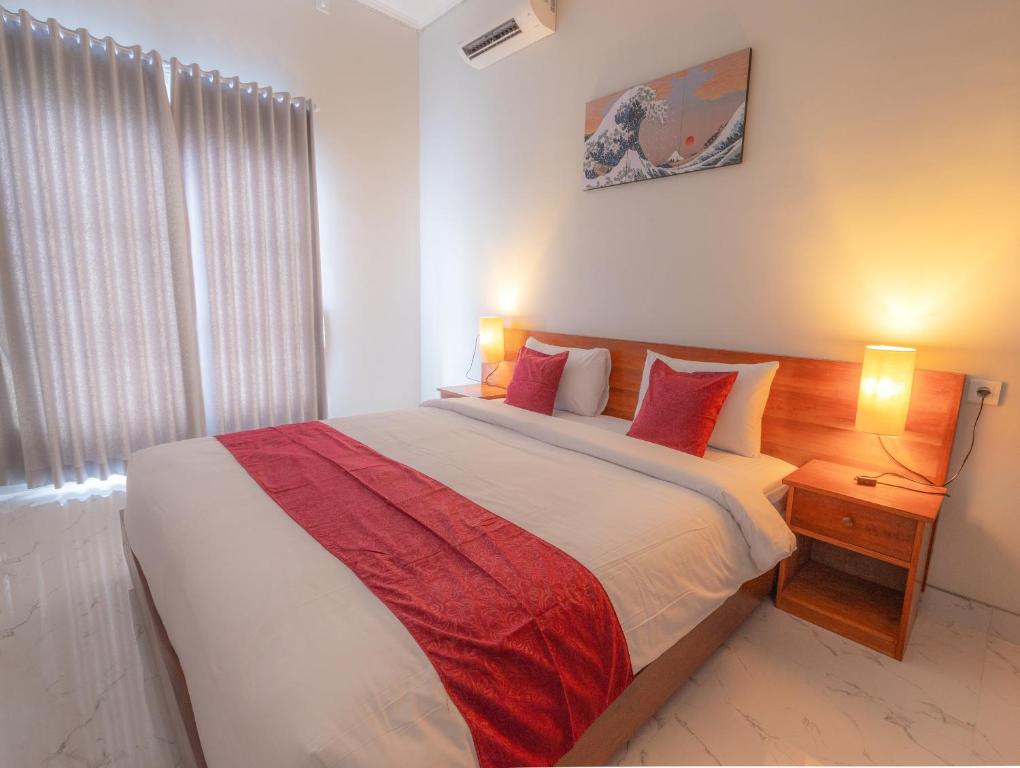 Letto o letti in una camera di The Bingin Sari Jimbaran