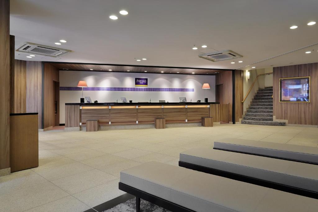 Vstupní hala nebo recepce v ubytování Keio Presso Inn Nihonbashi Kayabacho