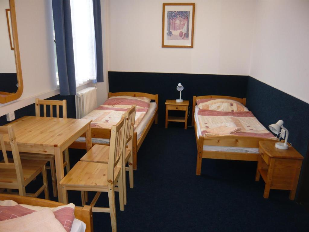 Postel nebo postele na pokoji v ubytování Hotel Hasa