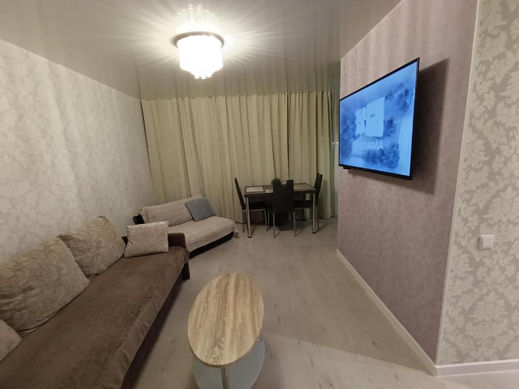 Posezení v ubytování New Comfortable Apartment in center