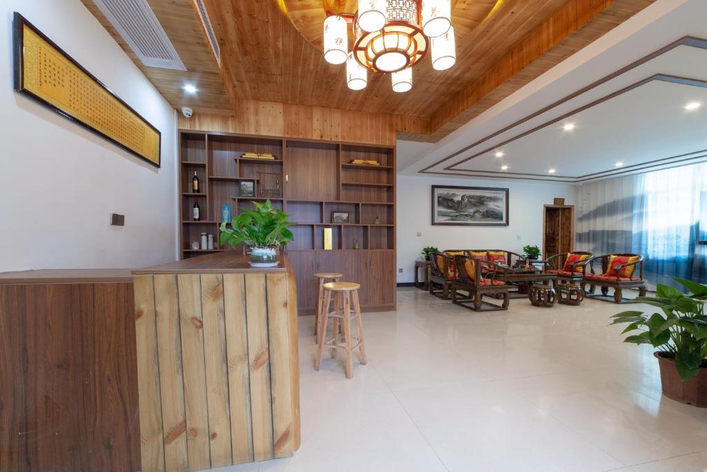 Posezení v ubytování Hotel California Zhangjiajie