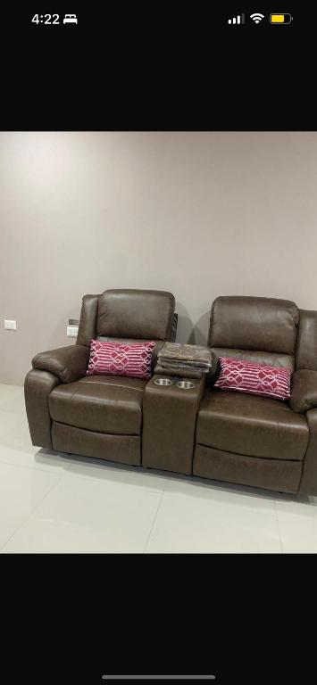 Posezení v ubytování Alladin suites hospitality service