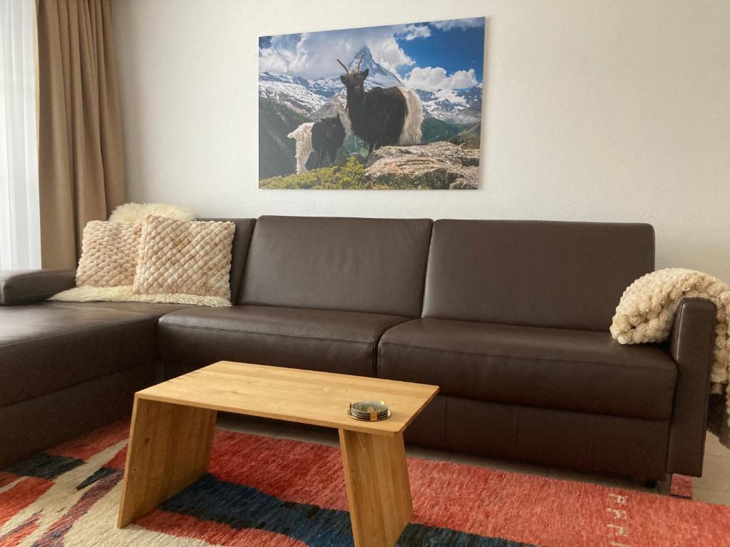 Posezení v ubytování Apartment Aura
