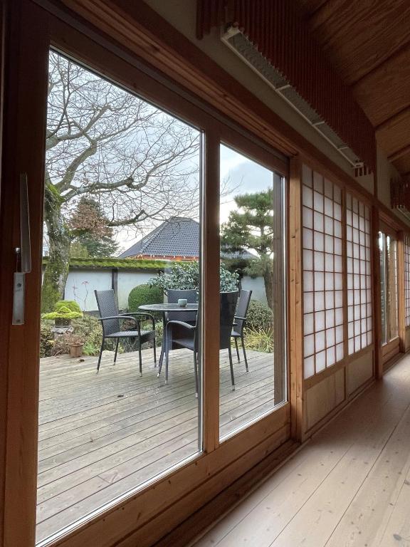 Balkón nebo terasa v ubytování Den Japanske Have B & B