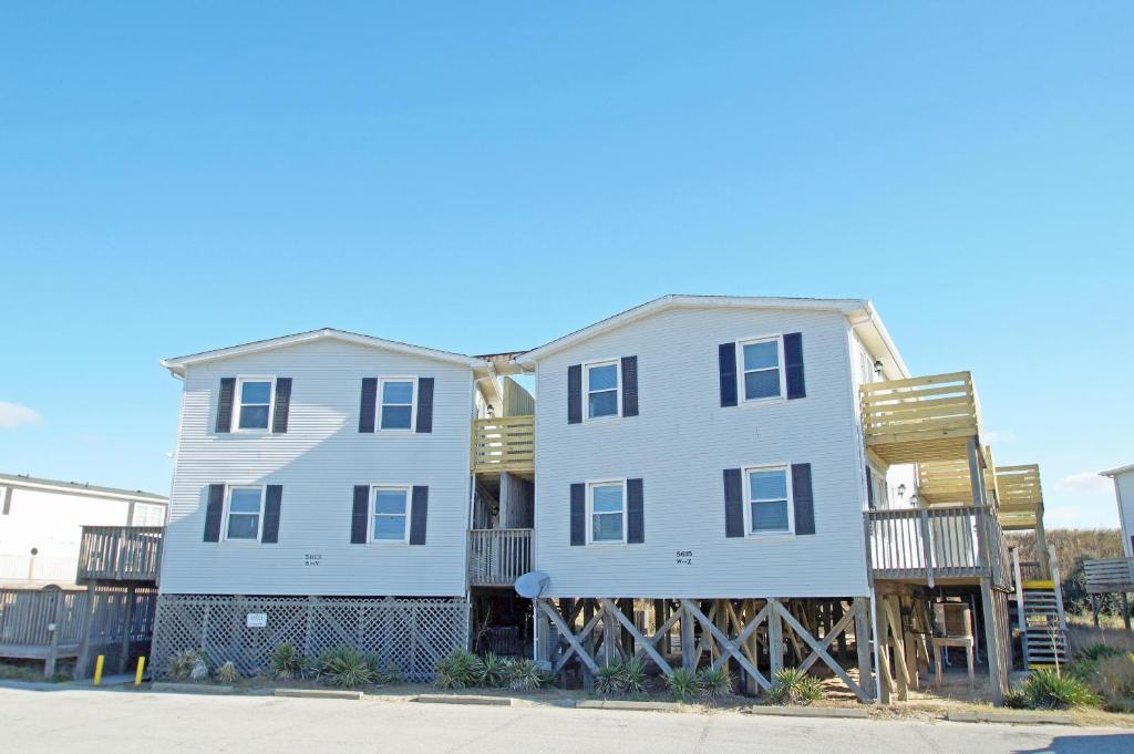 Bygningen som feriehuset ligger i