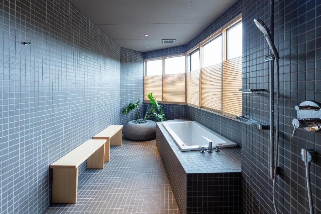Koupelna v ubytování HOTEL AO Kanazawa