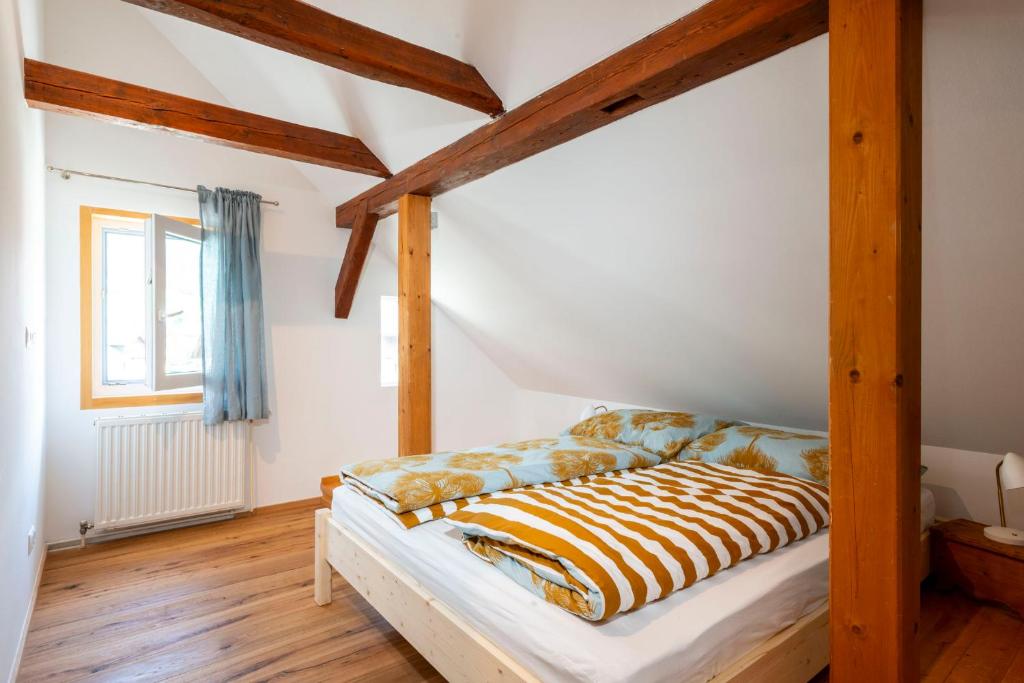 Postel nebo postele na pokoji v ubytování Apartments Sopherl - by myNests