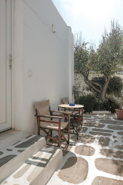 Patio nebo venkovní prostory v ubytování Angela's Rooms