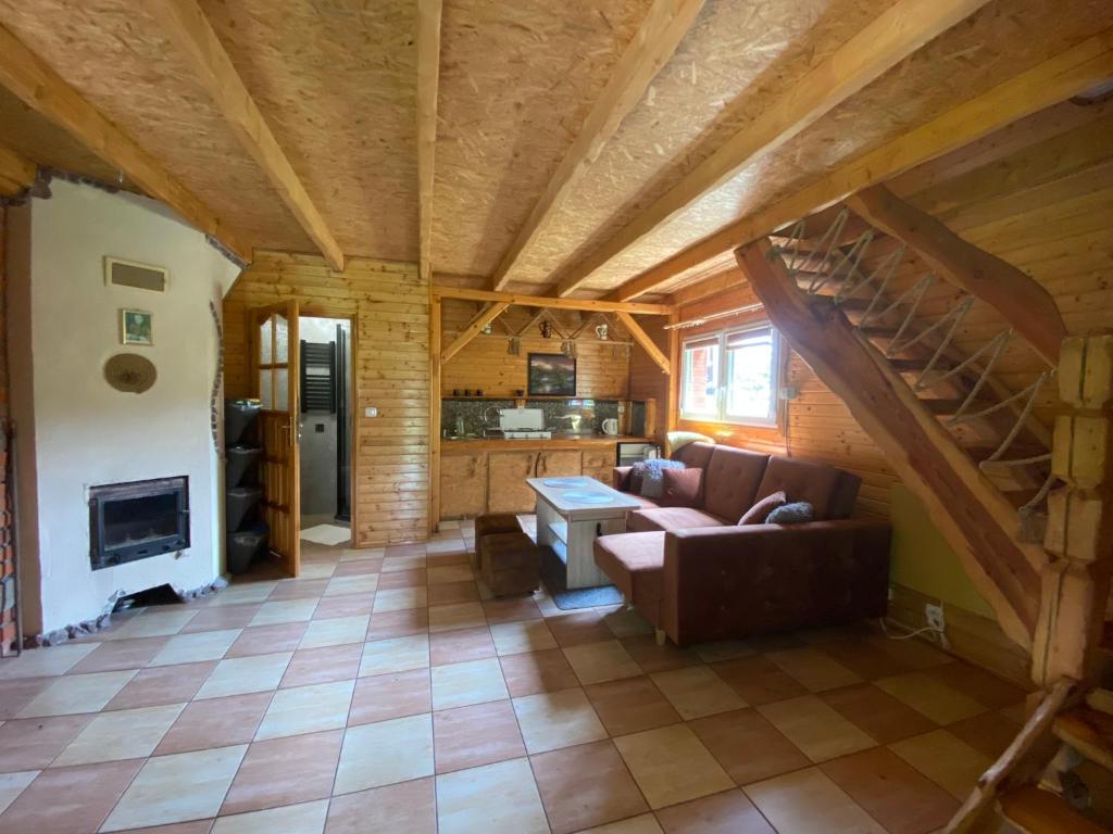 Køkken eller tekøkken på Kasienka Cottage