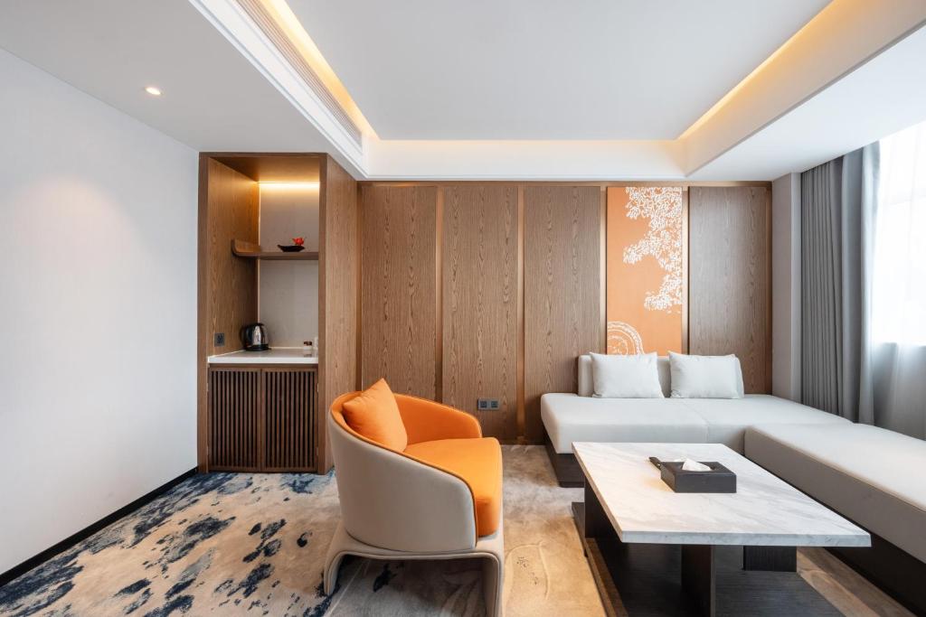 Posezení v ubytování Sanyu Hotel