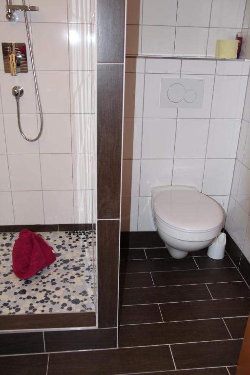 Koupelna v ubytování Peterlhaus
