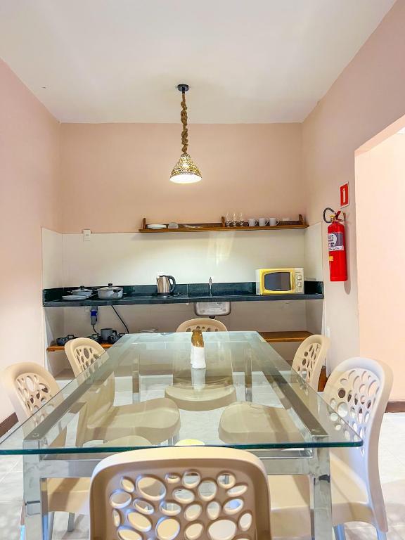 Kuchyň nebo kuchyňský kout v ubytování Balanço do Mar Rooms