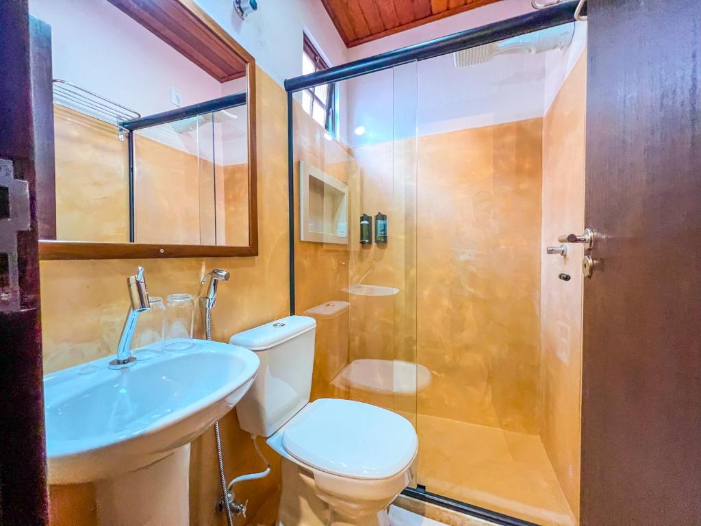 Koupelna v ubytování Balanço do Mar Rooms