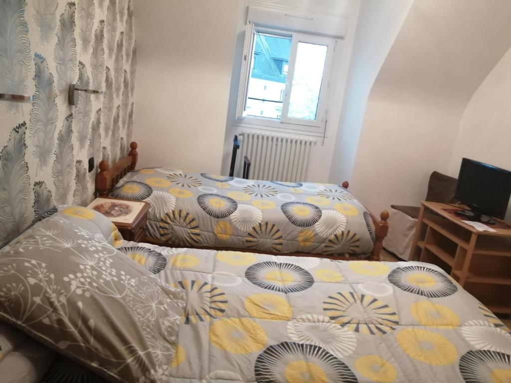 Postel nebo postele na pokoji v ubytování Colette chambre chez l'habitant