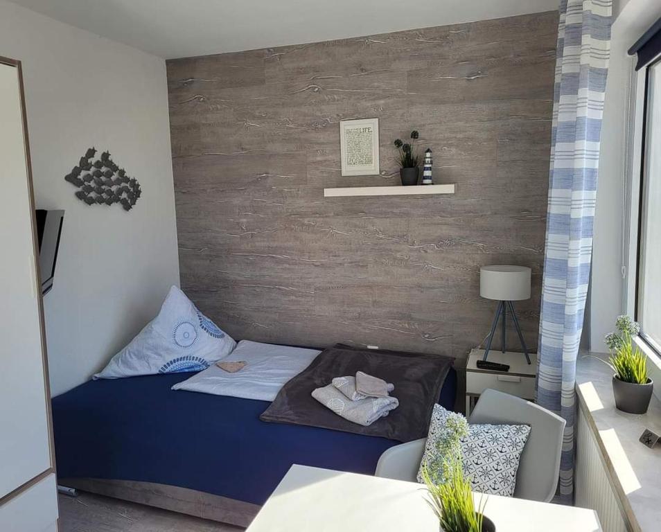 Postel nebo postele na pokoji v ubytování Haus Mira