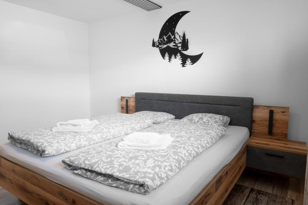 Postel nebo postele na pokoji v ubytování Apartmán Filip&Luky