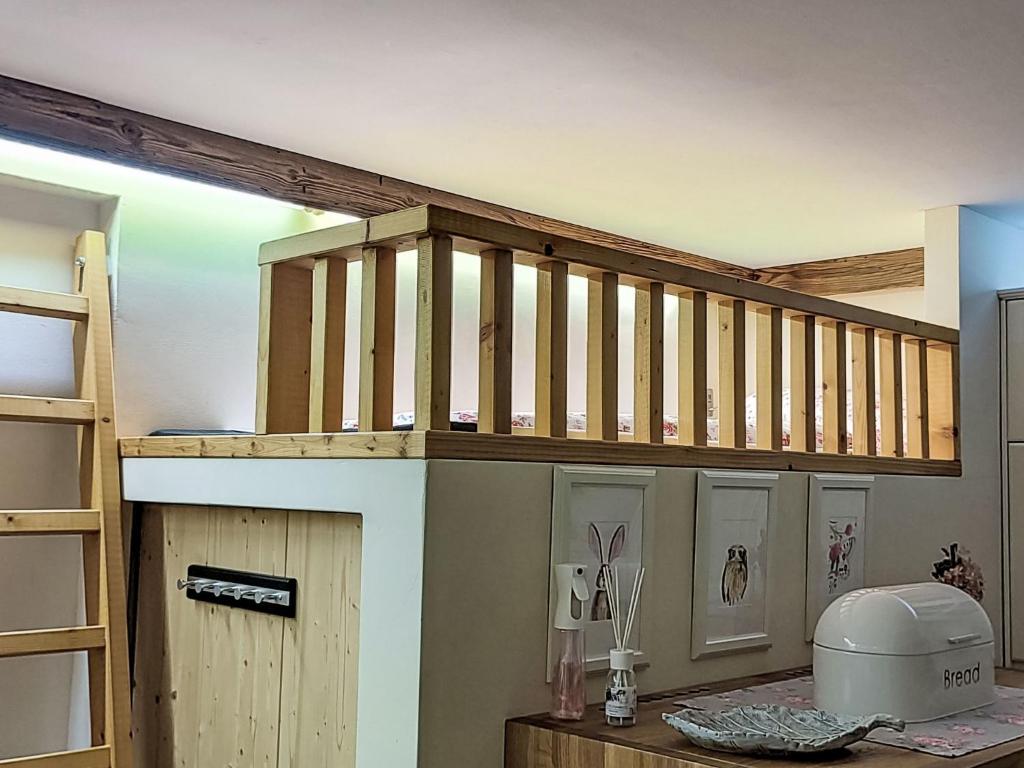 Posteľ alebo postele v izbe v ubytovaní Studio Apart Fassern by Interhome