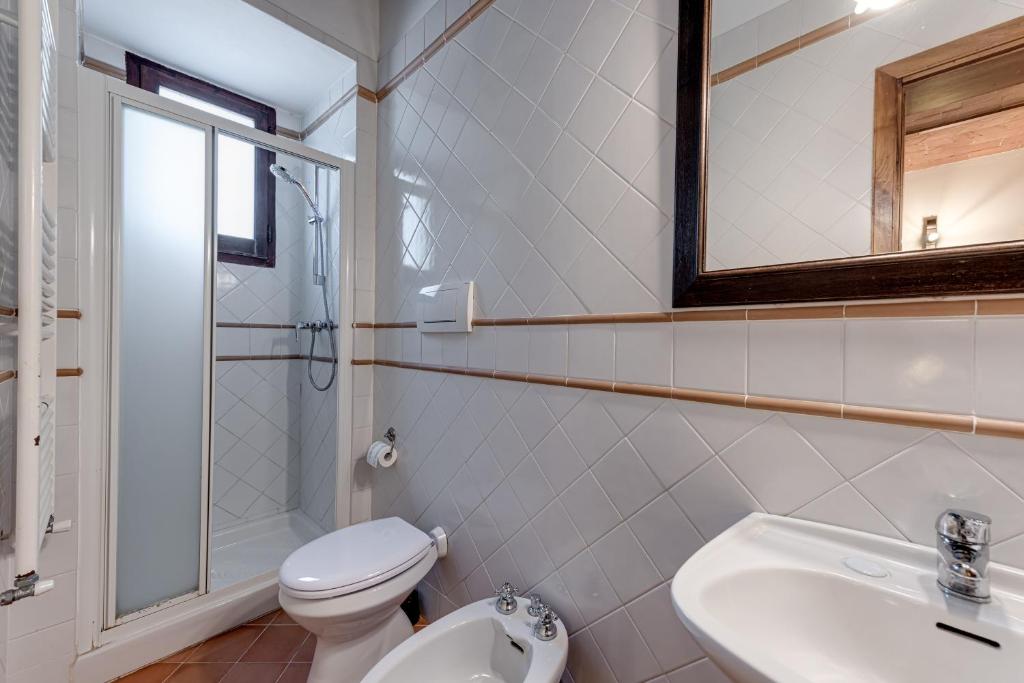 Koupelna v ubytování Casa Vacanze Rondini Blu