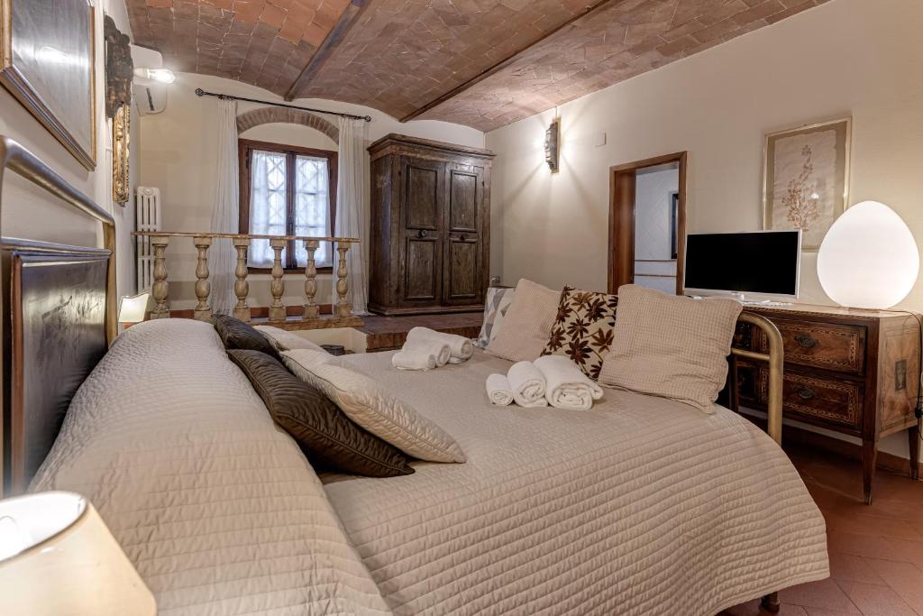 Postel nebo postele na pokoji v ubytování Casa Vacanze Rondini Blu