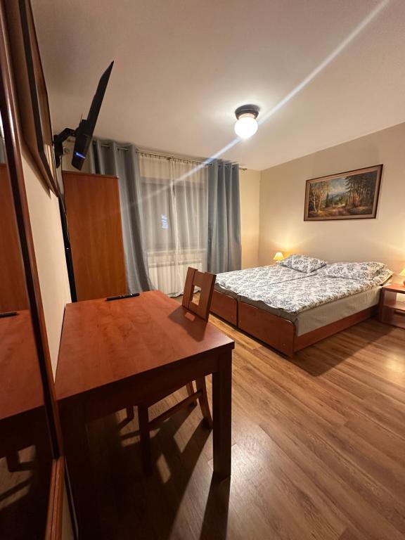 Posteľ alebo postele v izbe v ubytovaní Willa Szafran
