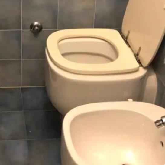 Koupelna v ubytování Domo de Logu SOS TRES RES