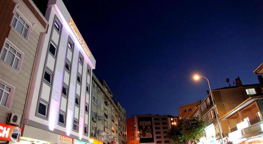 Budova, kde se aparthotel nachází