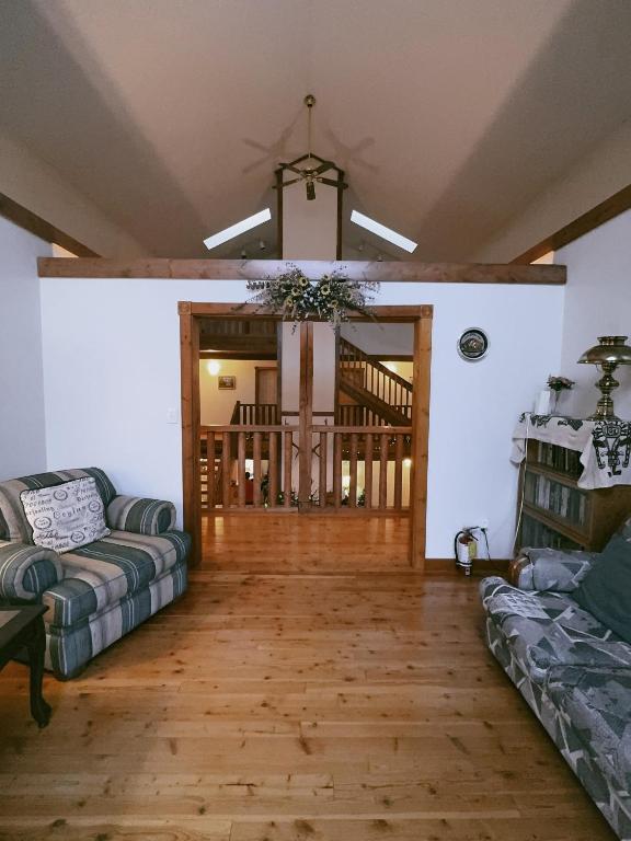 Posezení v ubytování Alpine Meadows Lodge