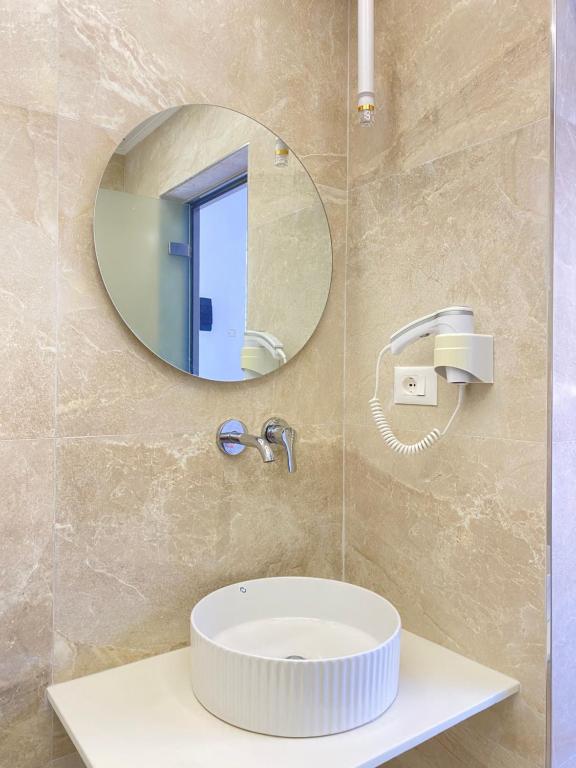 Koupelna v ubytování Hotel Mesun Himare