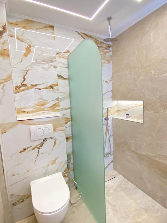 Koupelna v ubytování Hotel Mesun Himare