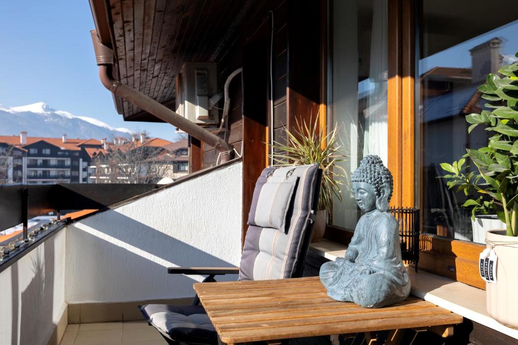 Nespecifikovaný výhled na hory nebo výhled na hory při pohledu z apartmánu