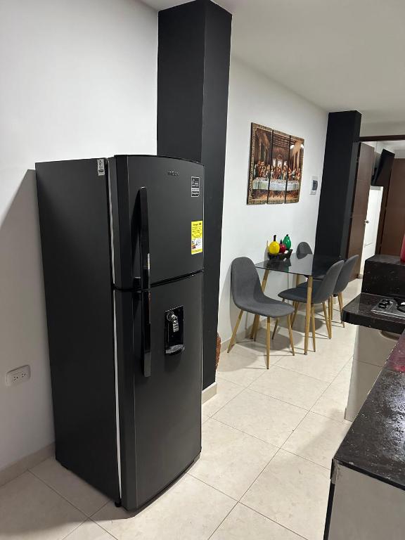 Kuchyň nebo kuchyňský kout v ubytování Apartamento luminoso y moderno