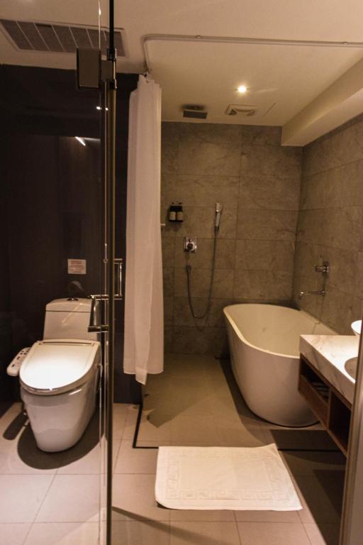 Koupelna v ubytování 新麗旅店 Newful Hotel