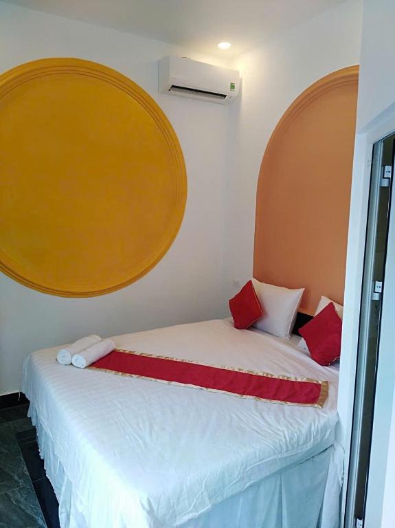 Giường trong phòng chung tại Fairy Hills Hotel