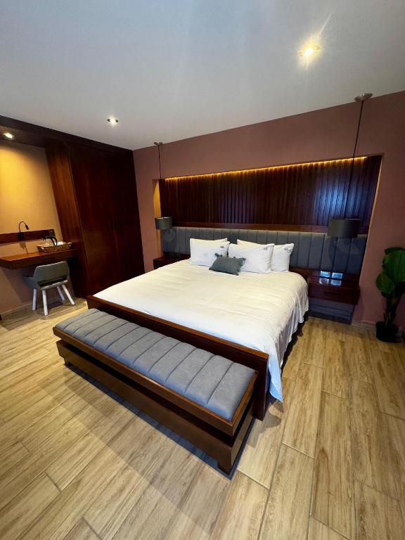 Postel nebo postele na pokoji v ubytování Parador Margarita
